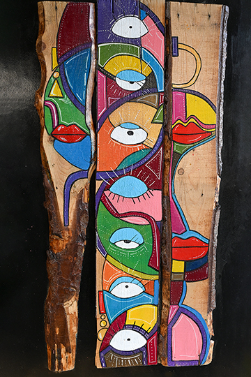 750,00 Euro<br>Metamorfosi<br> Acrilico su legno 135x80cm