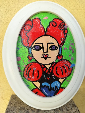 40,00 Euro<br>Regina<br>acrilico<br>su<br>tela<br>12x7